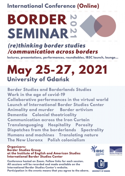 image: Wystąpienie Elżbiety Opiłowskiej na konferencji Border Seminar 2021: (Re)Thin...